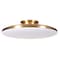 Afx Skye - LED Flush Mount - 15" - Satin Brass Finish - White Acrylic SKYF15LAJD1SB - alternate 1